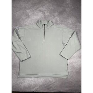 Patagonia Sweater Womens Small Gray Half Zip‎ Fleece Pullover Made USA Retro Y2k